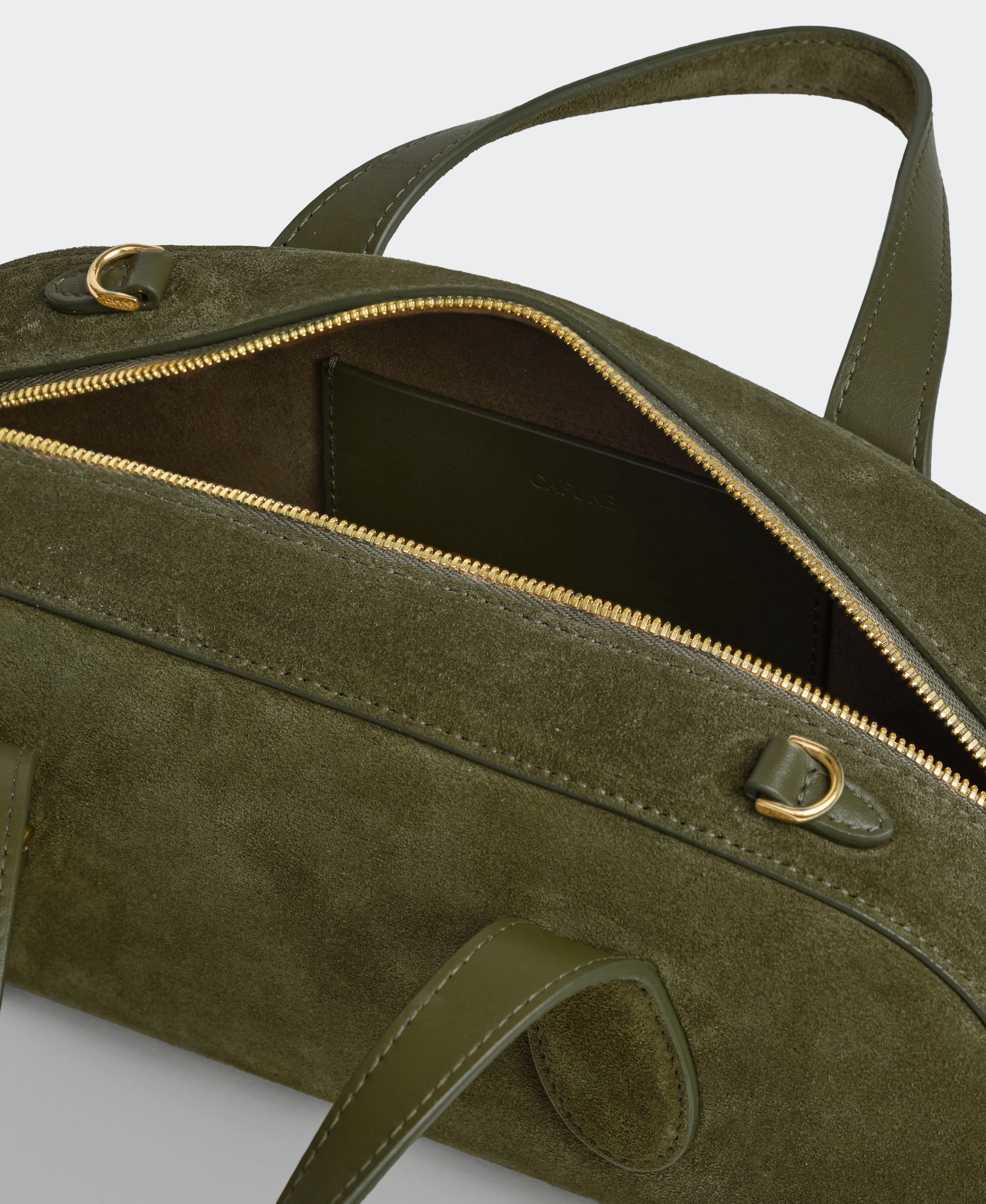 Cafuné - Mini Asra Boston Bag - Moss(Suede)