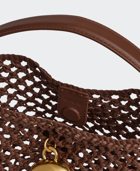 Egg Bucket - Teak(Woven) Handbags Cafuné 