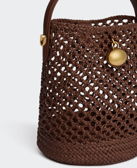 Egg Bucket - Teak(Woven) Handbags Cafuné 