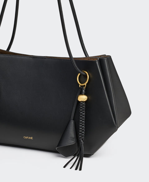 Bloom Key Holder - Black Handbags Cafuné 