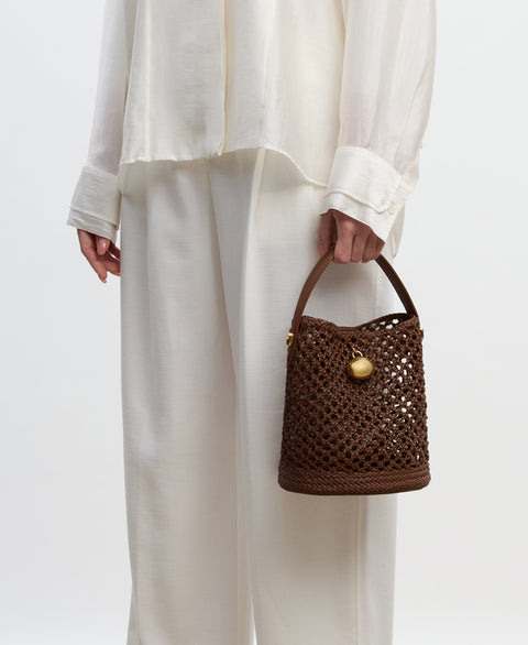 Egg Bucket - Teak(Woven) Handbags Cafuné 