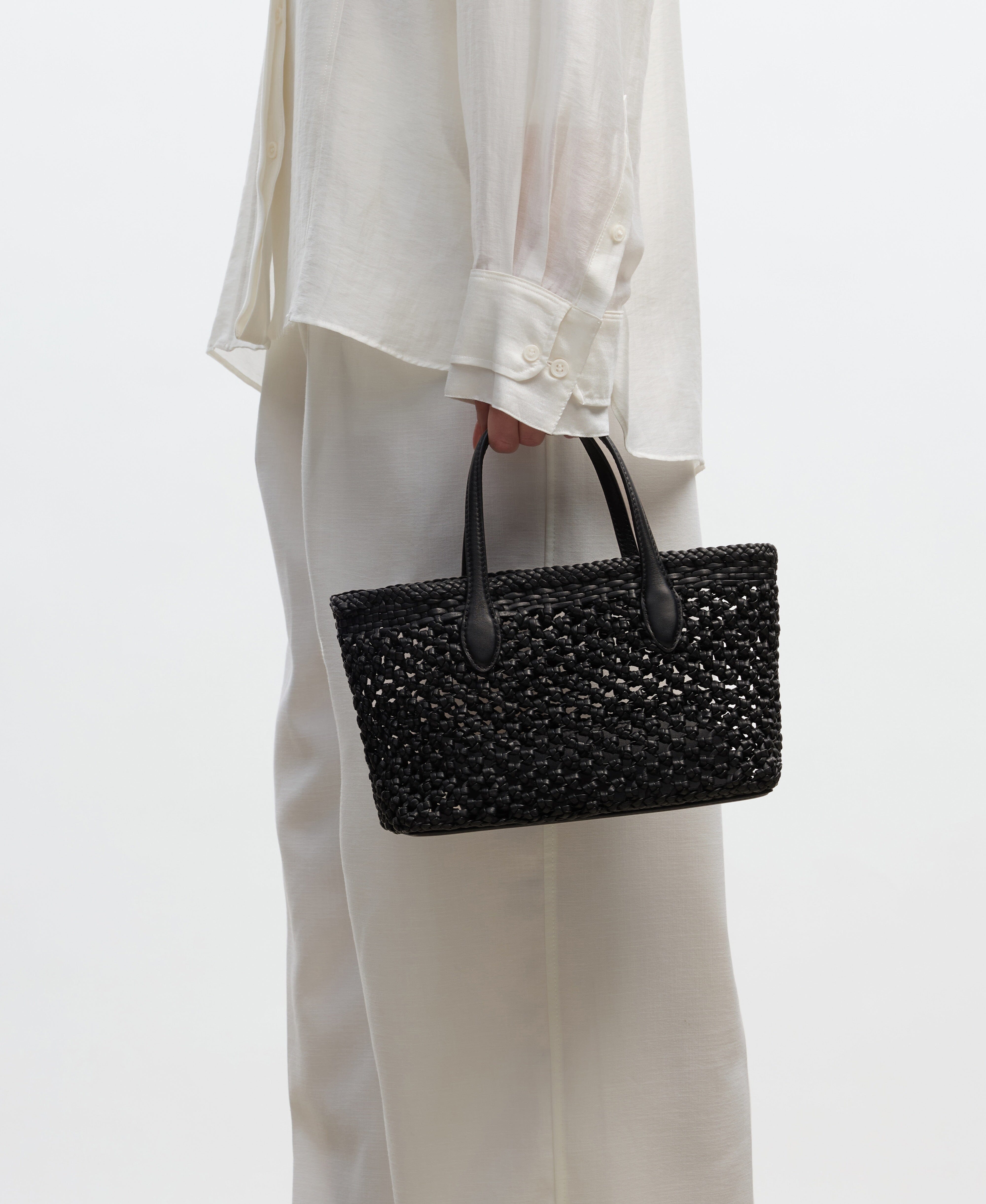 Cafuné - Small Hexa Tote - Black(Woven)