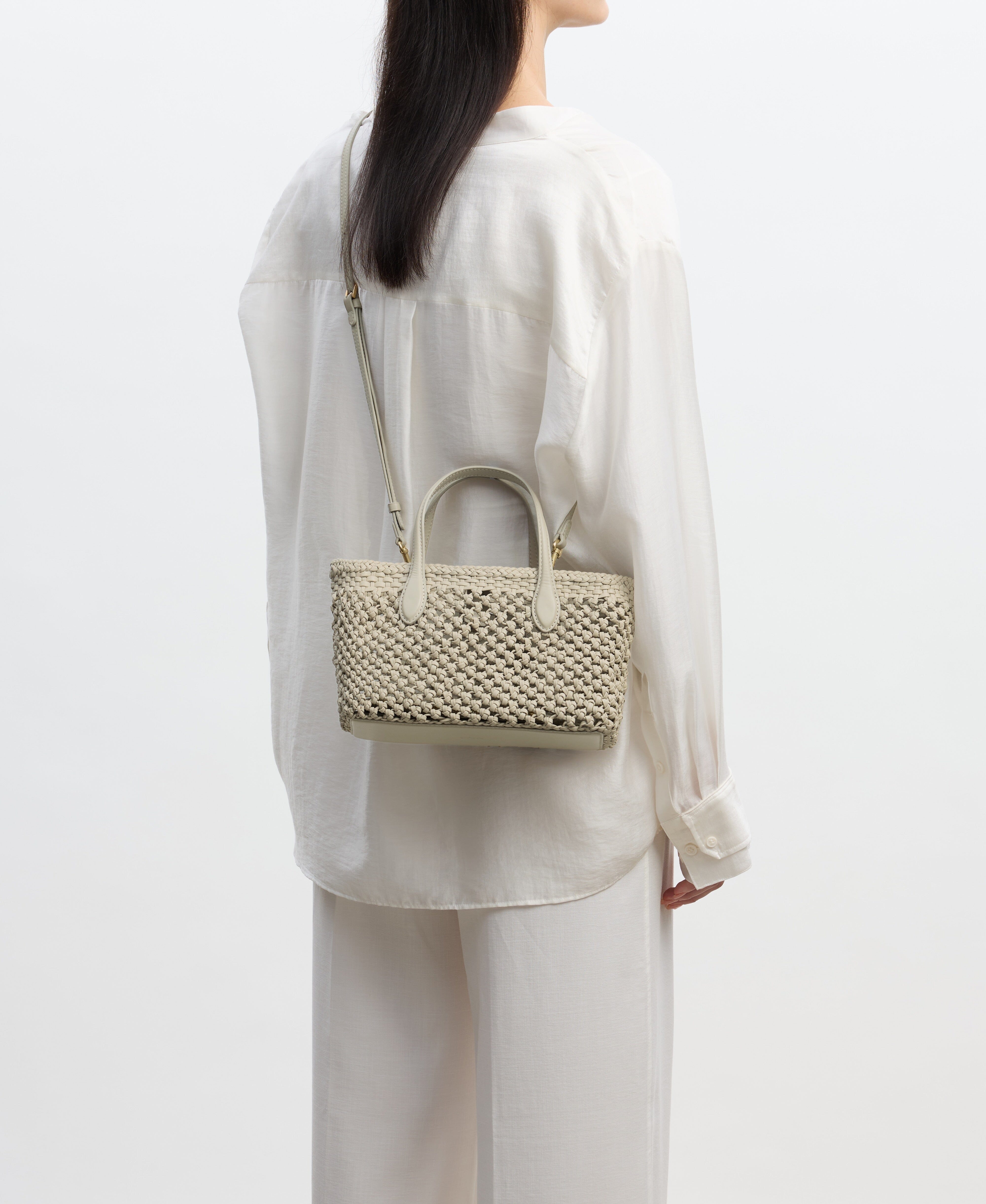 Cafuné - Small Hexa Tote - Oat(Woven)
