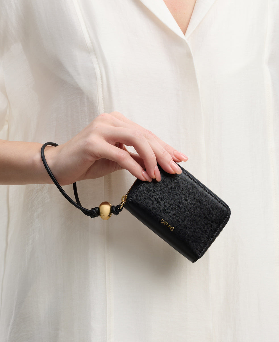Cafuné カフネ - Stance Flap Wallet - Black