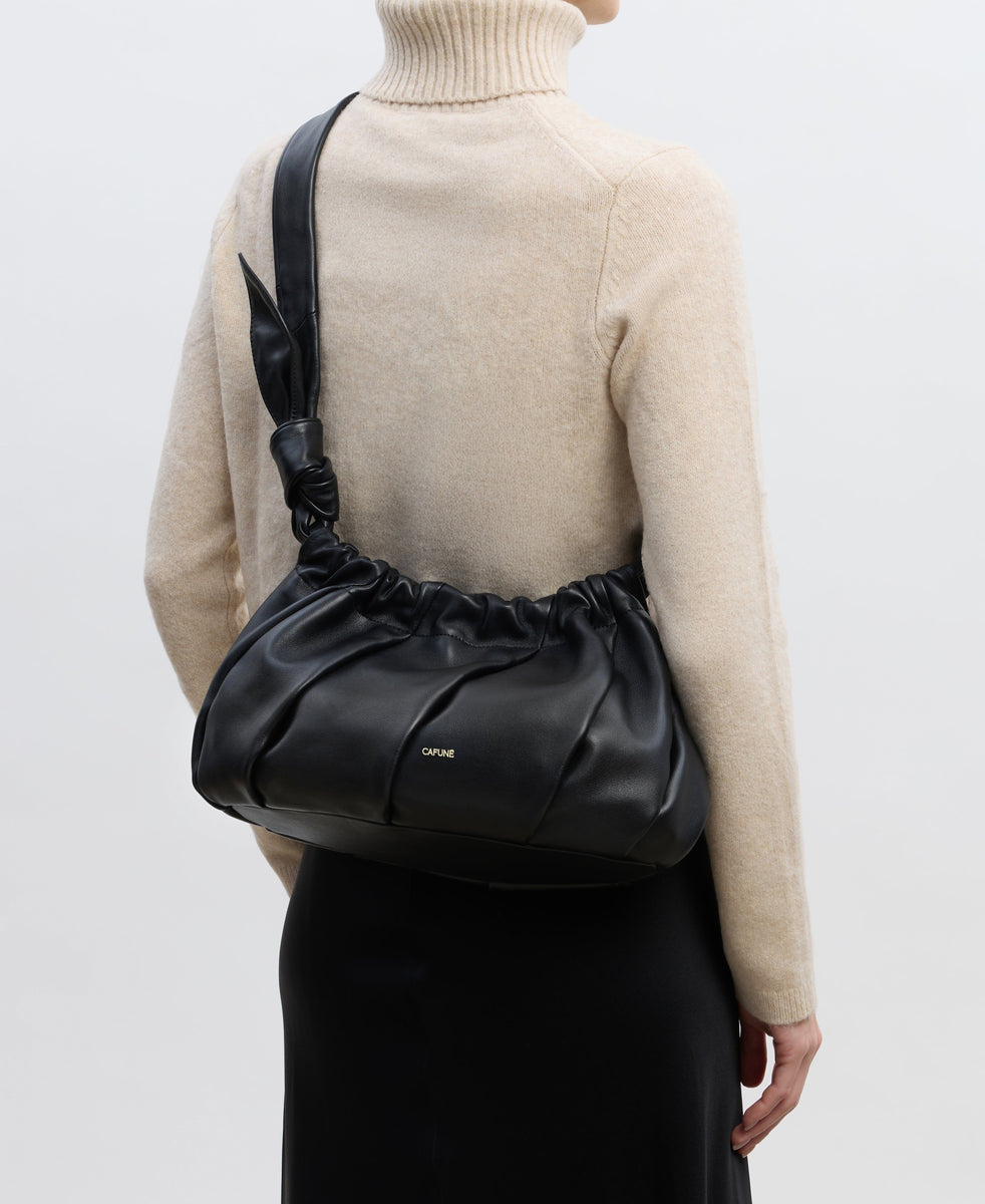Cafuné カフネ - Soft Fold Bag - Black