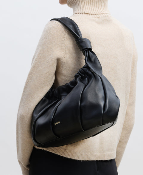 Soft Fold Bag - Black Handbags Cafuné 
