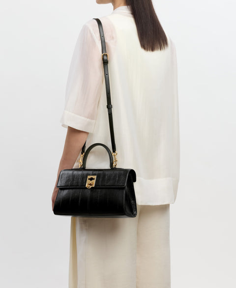 Medium Stance - Black(Eel) Handbags Cafuné 