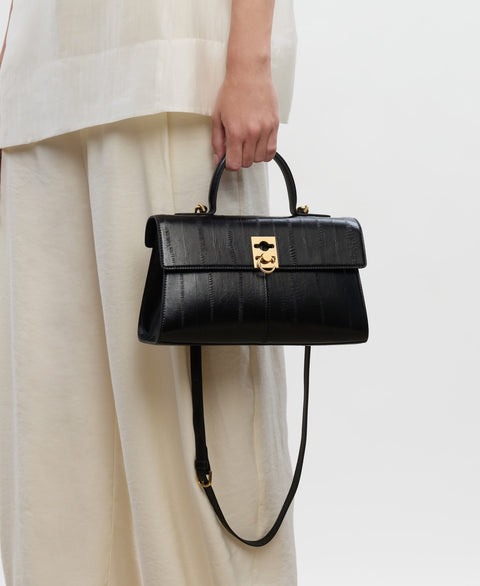 Medium Stance - Black(Eel) Handbags Cafuné 