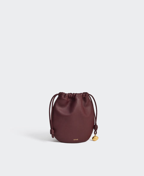 Small Lune Crossbody - Maroon Handbags Cafuné 