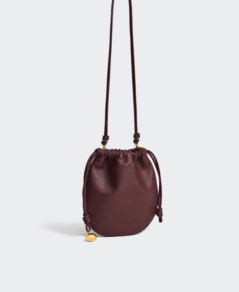 Small Lune Crossbody - Maroon Handbags Cafuné 