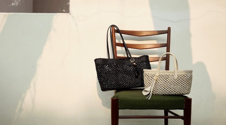 Cafuné - Small Hexa Tote - Black(Woven)