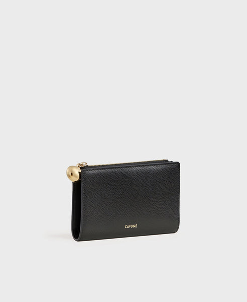 cafune-egg-long-wallet-black-