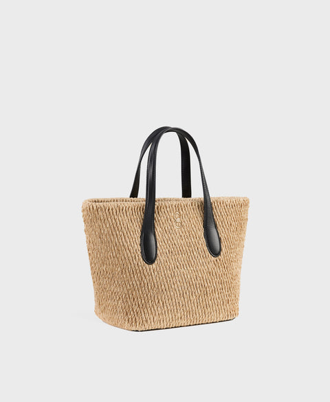 Hexa Tote - Natural/Black Handbags Cafuné 