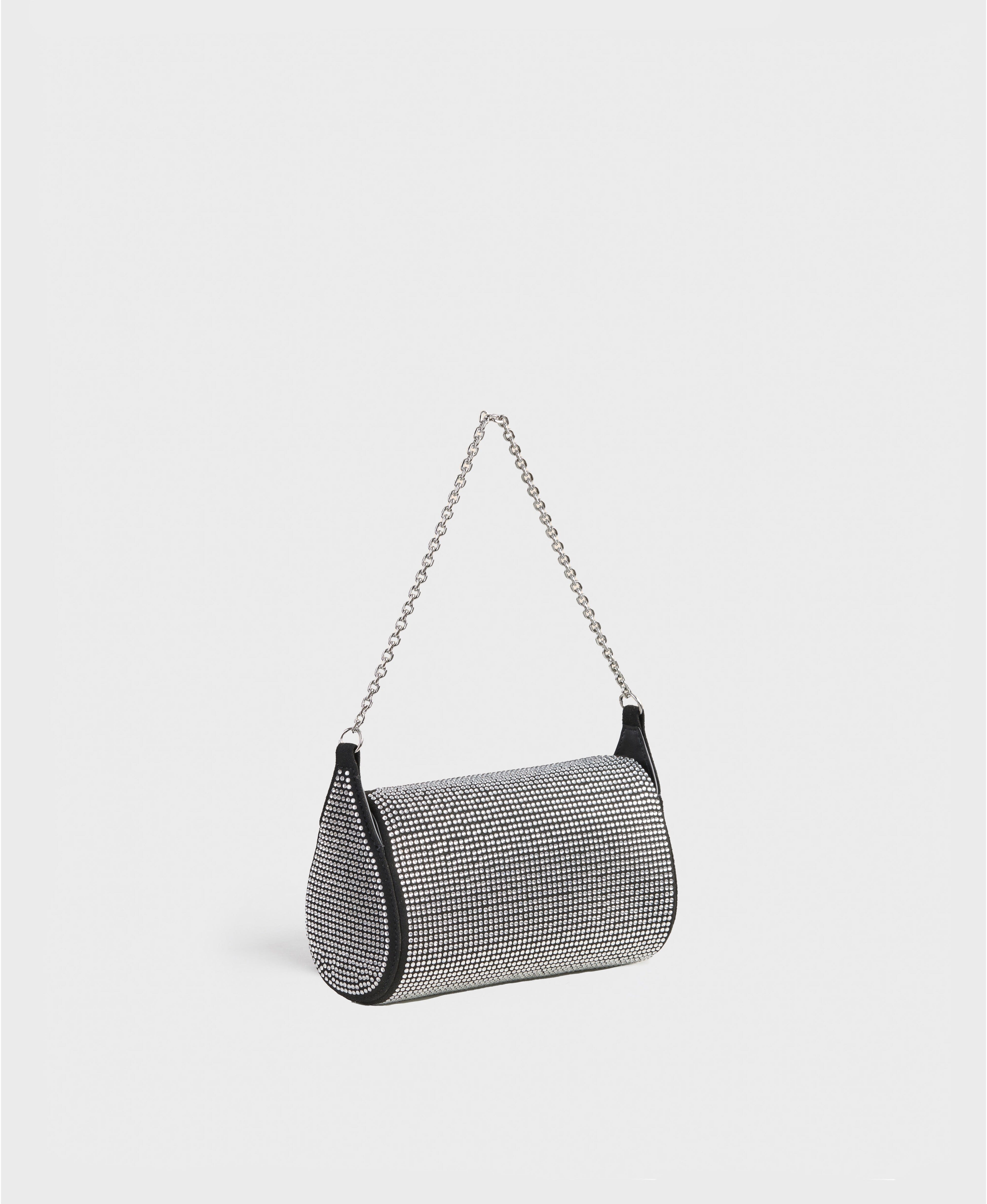 Cafuné - Mini Drop Duffel in Black Rhinestone