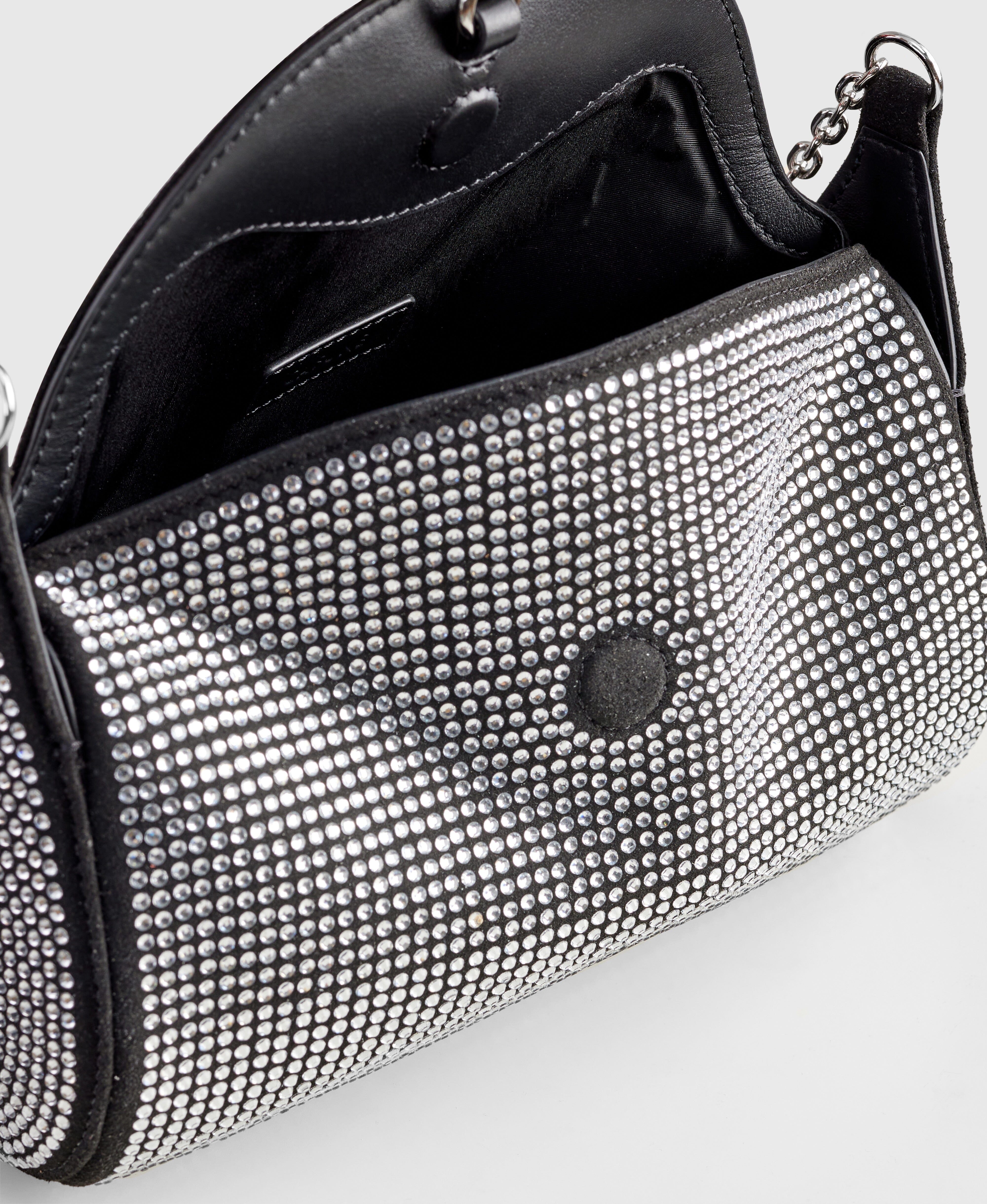 Cafuné - Mini Drop Duffel in Black Rhinestone