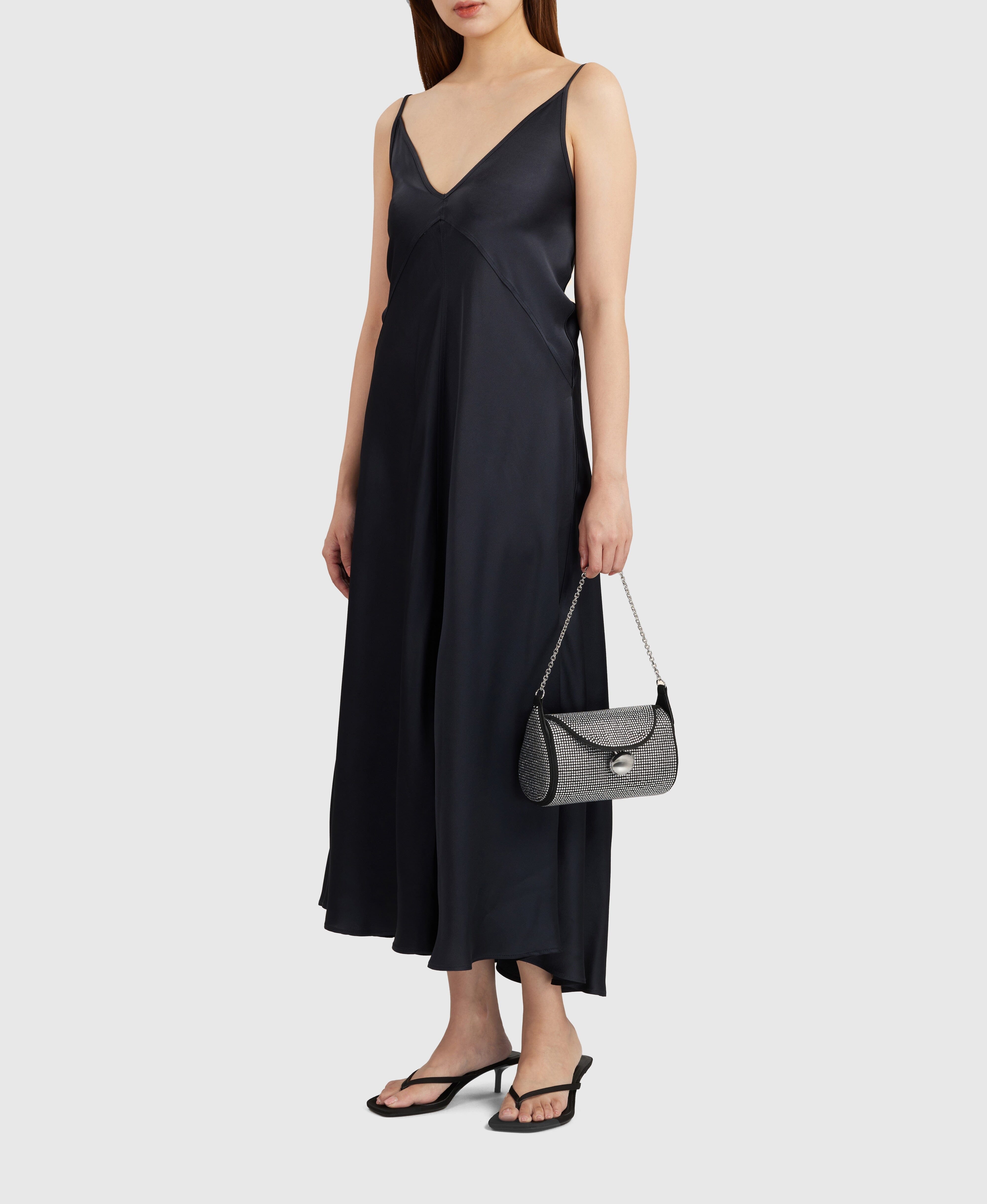 Cafuné - Mini Drop Duffel in Black Rhinestone