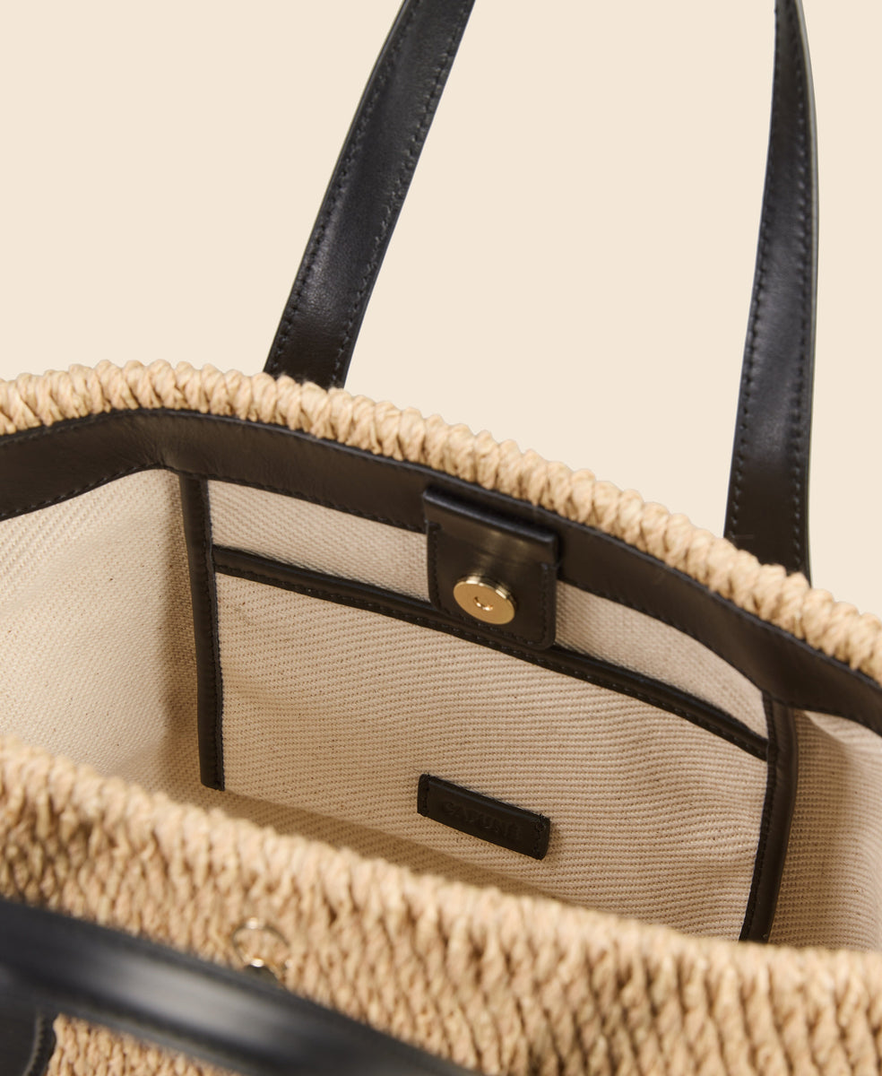 Cafuné - Hexa Tote - Natural/Black