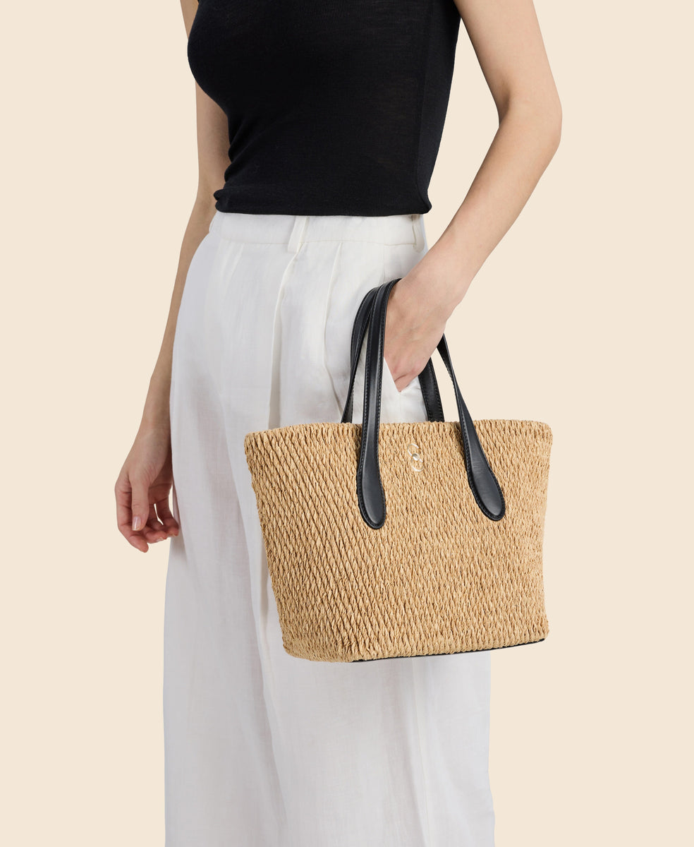 送関込み ★CAFUNE★ ミニ ヘキサ トート Mini Hexa Tote Cafuné - Mini Hexa Tote - Natural/Black