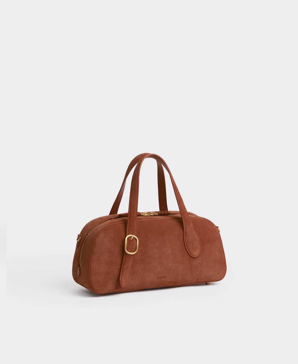 Cafuné SMALL ASRA BOSTON BAG - CLAY cafune-small-asra-boston-bag-