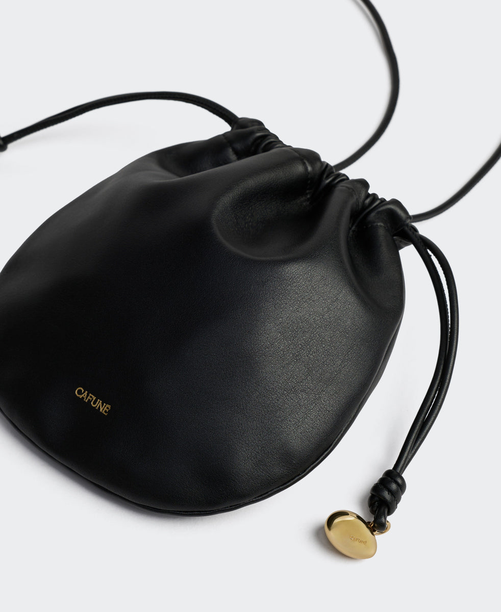 Cafuné カフネ - Small Lune Crossbody - Black