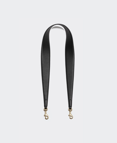 Wide Shoulder Strap - Black Wallet Chains Cafuné 