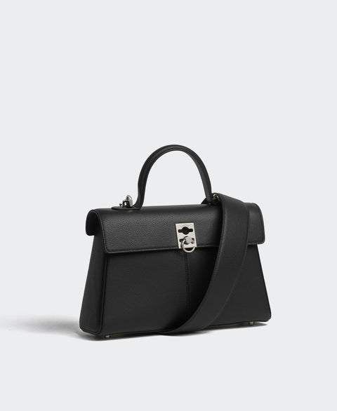 Wide Shoulder Strap - Black(Texture) Wallet Chains Cafuné 