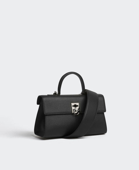 Wide Shoulder Strap - Black(Texture) Wallet Chains Cafuné 