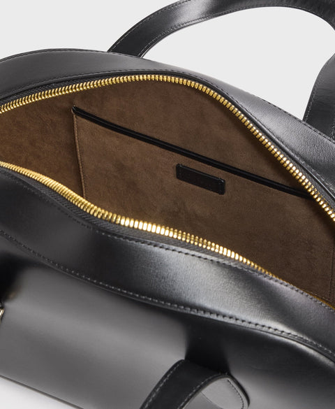 Asra Boston Bag - Black Handbags Cafuné 