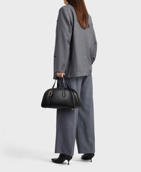 Asra Boston Bag - Black Handbags Cafuné 