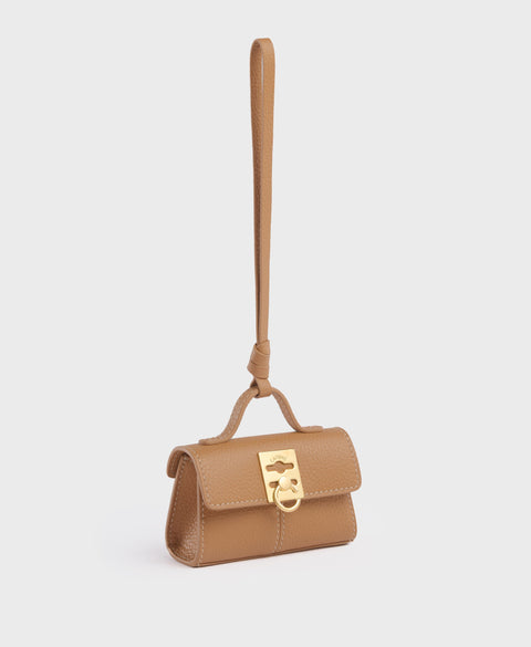 Micro Stance Charm - Pecan Handbags Cafuné 
