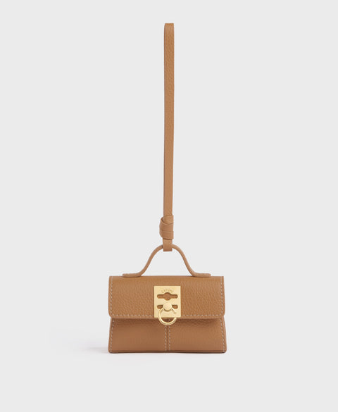 Micro Stance Charm - Pecan Handbags Cafuné 