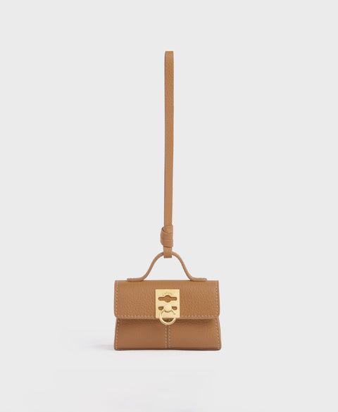 Micro Stance Charm - Pecan Handbags Cafuné 
