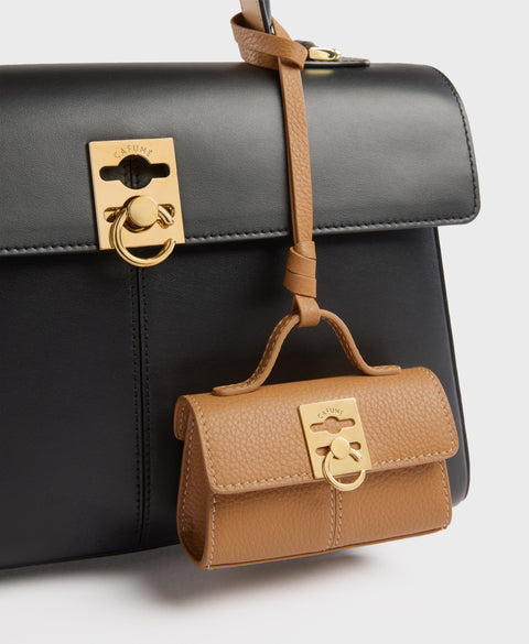 Micro Stance Charm - Pecan Handbags Cafuné 