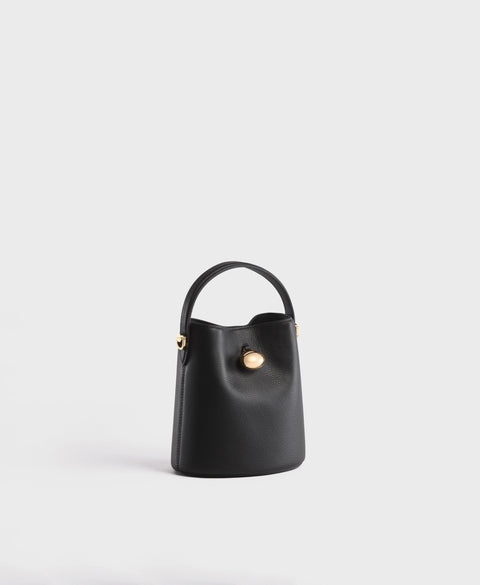 Mini Egg Bucket - Black Handbags Cafuné 