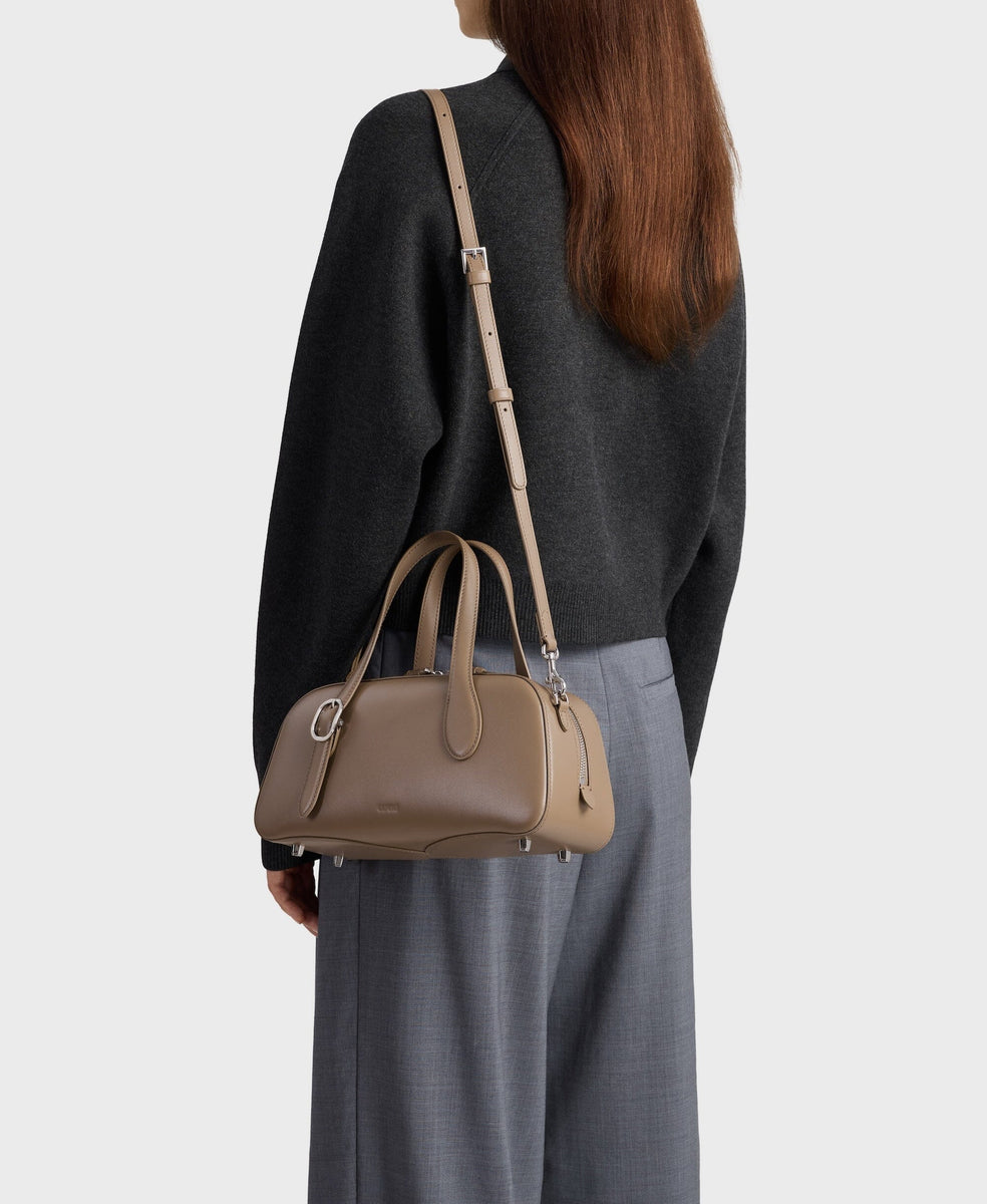 CAFUNE/カフネ/Small Asra Boston Bagバッグ レザー/送料関税込 Cafuné - Small Asra Boston Bag - Clay