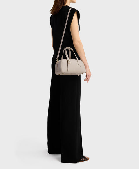 Small Asra Boston Bag - Smoke Handbags Cafuné 