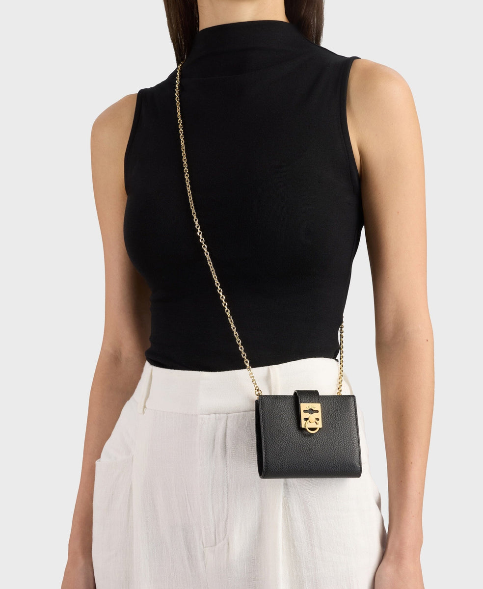 STANCE FLAP WALLET カフネ✨美品ほぼ未使用 Cafuné - Shoulder Chain for Stance Flap Wallet - Gold