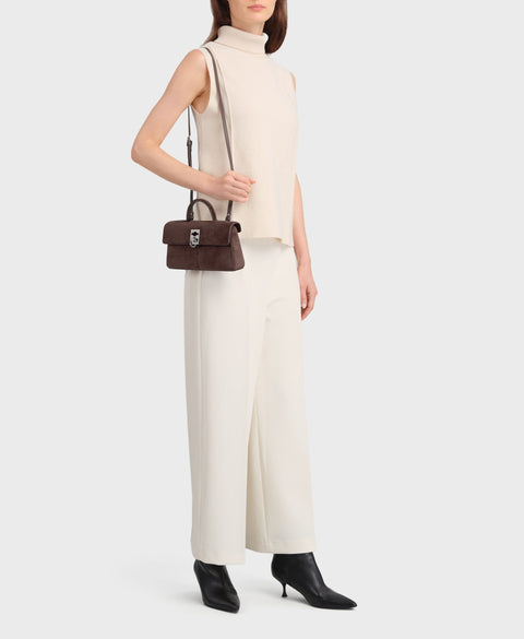 Stance Wallet - Dark Rosewood(Suede) Handbags Cafuné 