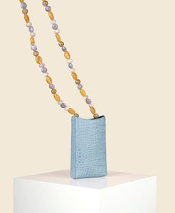Cafuné Shoulder chain in Yellow on Camber Sling in Fluffy