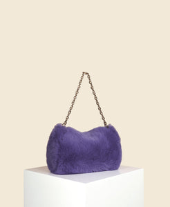 Cafuné Mini Drop Duffel in Fig back view