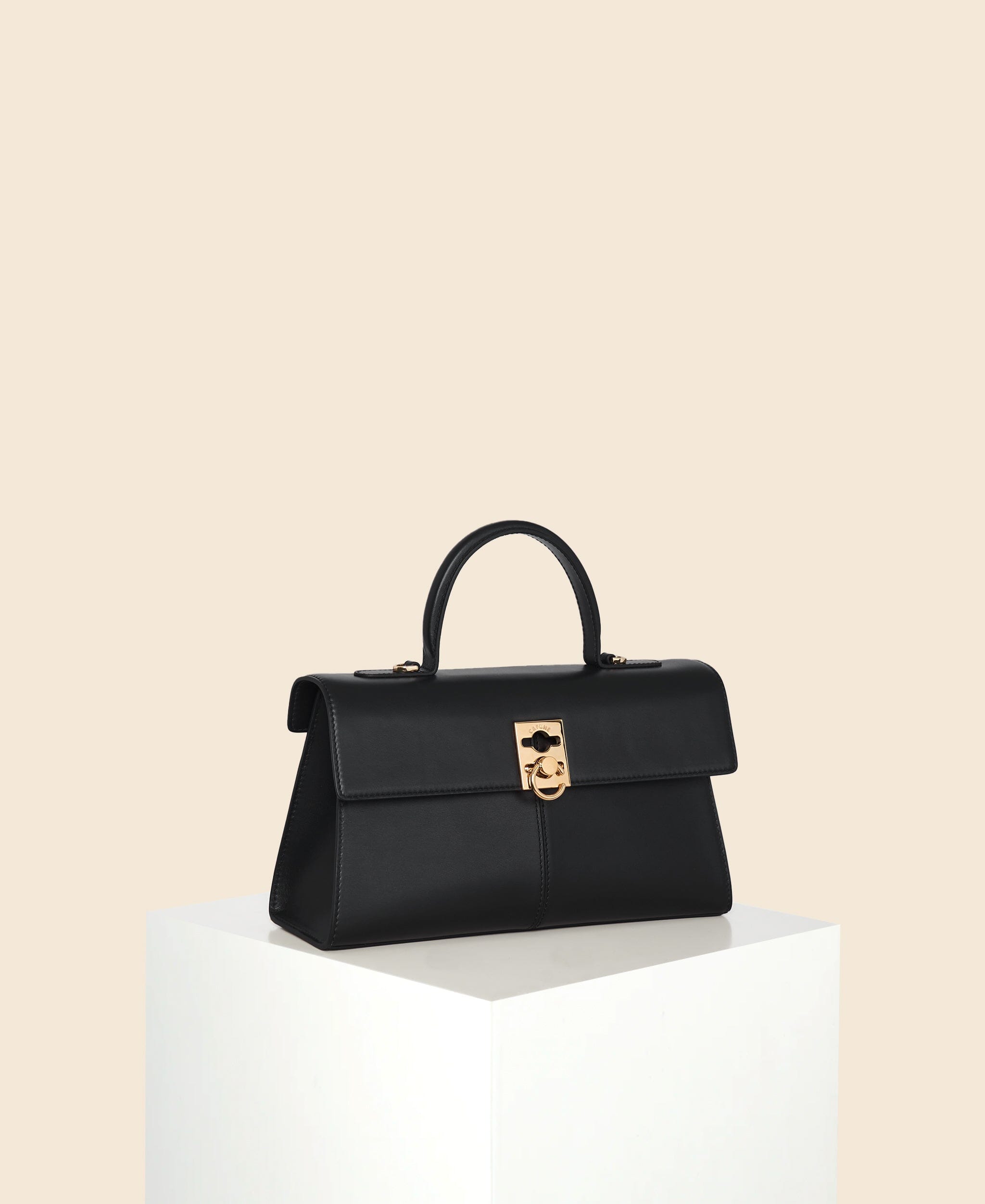 Shop CAFUNE Plain Leather Logo Shoulder Bags (6833) by LOVE&FLOWER | BUYMA