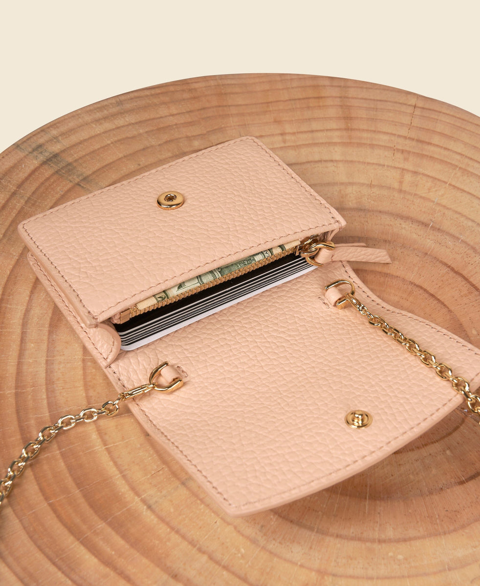 Cafuné カフネ - Double-C Cardholder - Camel