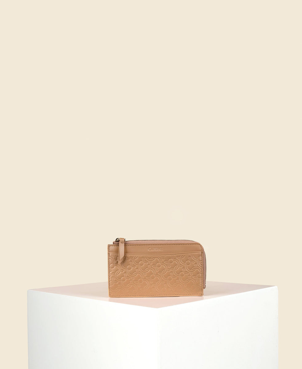 C-Lock L-Zip Cardholder - Camel